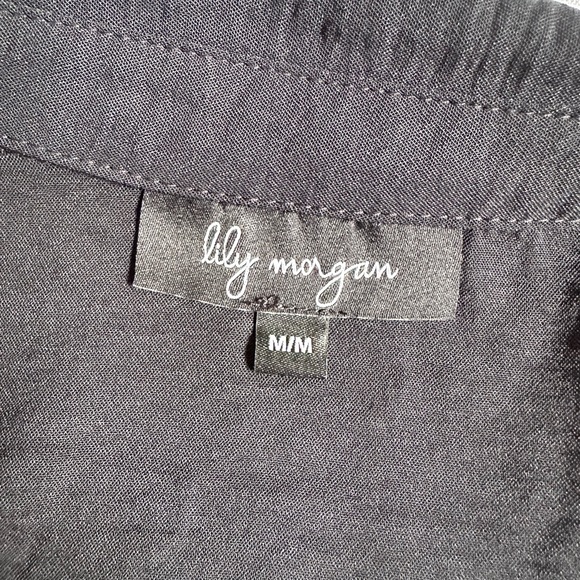 LILY MORGAN Short Sleeve Button Down - Picture 3 of 5